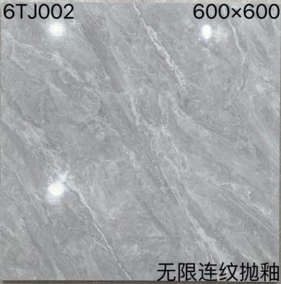China Chemical Resistant Polished Porcelain Tiles Grey Glistening Surface for sale