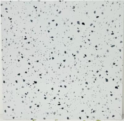 China Frost Resistant Terrazzo Look Porcelain Tile , 9mm Thickness Gray Porcelain Tile for sale