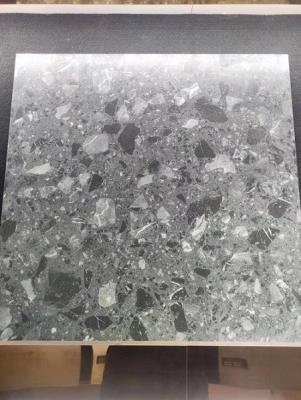 China Anti Scratch Terrazzo Porcelain Tile White Gray Beige Black Color for sale