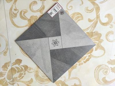 China Anti Scratch Terrazzo Porcelain Tile White Gray Beige Black Color Te koop