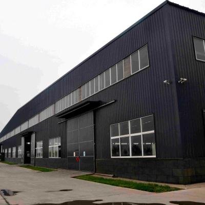 China Large Span Prefab Steel Structure Auto Repair Factory Panel Customized for sale