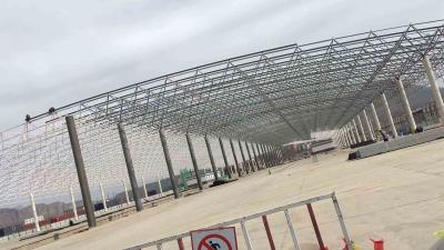 China Prefabricated Steel Space Frame Canopy for Toll Stations for sale