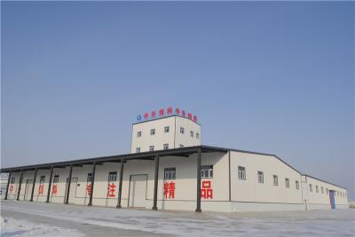China Hot Dip Galvanized Prefabricated Steel Structure Feed Factory Office Building for sale
