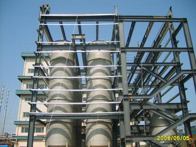 中国 頑丈な産業鉄骨フレームの構造の建物の製作の構造 販売のため