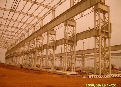 China Industrial Steel Buildings / Heavy Engineering Steel Structure Workshop Construction for sale