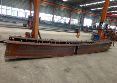 China Bending Structural Steel Fabrication / Arch Shaped Curved Girders Steel Structure for sale