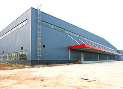 China Large Span Metal Storage Buildings Glass Wool Sandwich Panel Equipped for sale