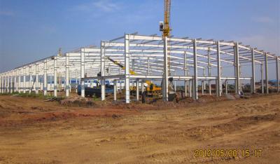 China Large Span Pre Engineered Metal Buildings Structure Construction / Steel Plant Buildings for sale