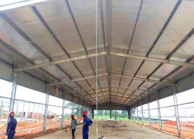 China Hot Dip Galvanized Structural Steel Frame Buildings / Galvanized Steel Frame Building for sale