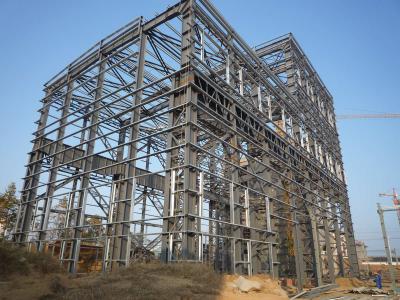 China Pre dirigir edificios de acero industriales/edificios pesados del taller del metal de la ingeniería en venta