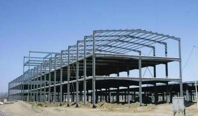 China Steel Frame Building Construction Multi - Story Steel Structure Warehouse for sale