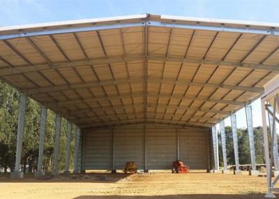 Chine Conception ouverte de hangars en métal de construction de bâtiments d'entrepôt en métal de garage de côtés à vendre