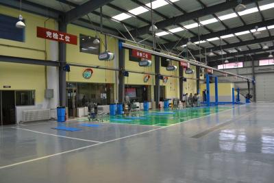 China Los talleres de reparaciones del coche pre dirigieron la certificación del SGS/de la BV de la superficie de la pintura de la estructura de acero en venta