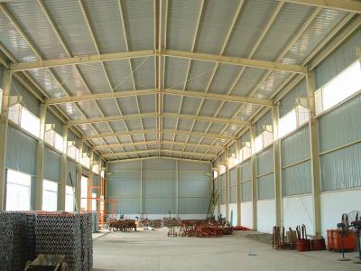 Cina Chiaro magazzino della costruzione della struttura d'acciaio della luce del magazzino della struttura d'acciaio della portata in vendita