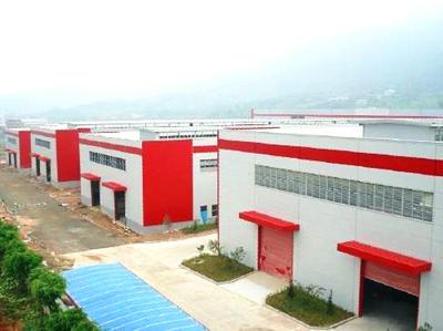 China Portal Frame Commercial Steel Buildings / Prefab Metal Buildings For Warehouse / Workshop for sale