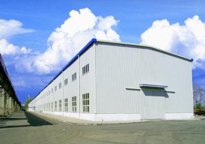 China Large Prefabricated Steel Buildings / Metal Workshop Buildings With Epoxy Coating Floor for sale