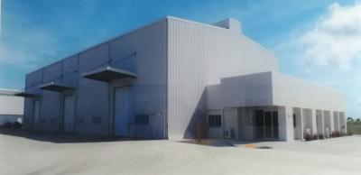 China Light Prefab Warehouse Buildings With Office Building / Small Prefab Metal Sheds for sale