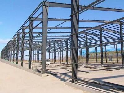 China Light Steel Frame Building Steel Structure Portal Frame Building Warehouse for sale