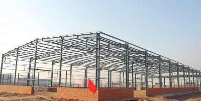 China Lightweight Steel Frame Building / Fabrication Steel Structure Warehouse for sale