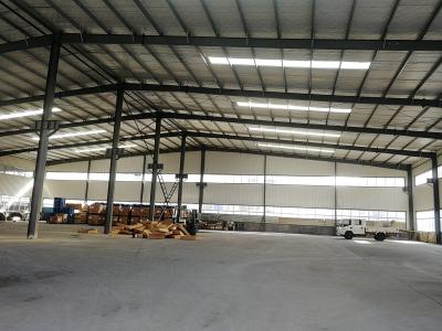 China Los edificios dobles de Warehouse de la estructura de acero de la extensión del palmo encienden el marco en venta