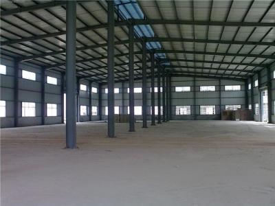 China Single Layer Prefab Steel Structure Warehouse Glass Wool Sandwich Panel for sale