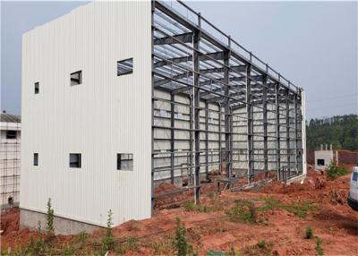 China Industrieller Stahlgebäude-Stahlrahmen-Industriebauten-vorfabrizierthochbau zu verkaufen