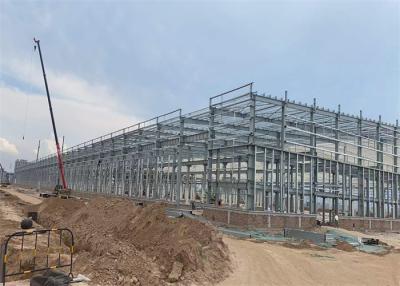 China Large Span Prefabricated Steel Structure Construction With Fire Retardant Coating for sale