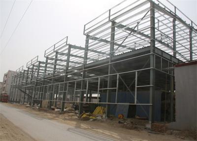 China Zweistöckiges Stahlkonstruktions-Bürogebäude mit Glaszwischenwand zu verkaufen