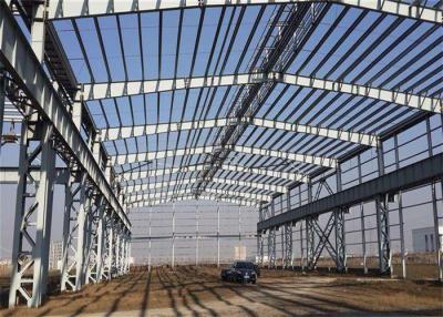 China Q235B fabrizierte Stahlkonstruktions-Lager-/Stahlkonstruktion Godown-Entwurf vor zu verkaufen