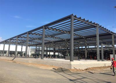China Q355B Prefabricated Steel Frame Buildings Steel Structure Automobile Servicshop 4S for sale