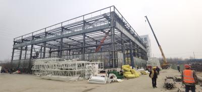 China Q235B Q355B prefabricó el hardware Warehouse del edificio de la estructura de acero en venta