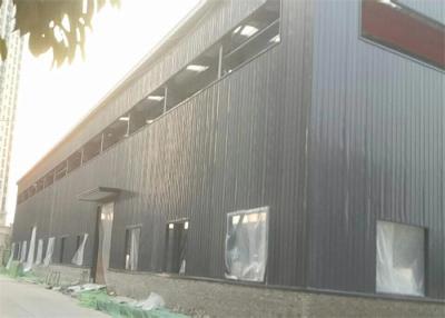 China High Strength Pre Steel Structure Warehouse / Steel Structure Building With Lighting for sale
