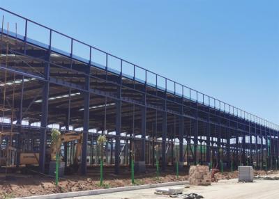 China Large Span Prefabricated Steel Structure Building Food Storage Warehouse for sale