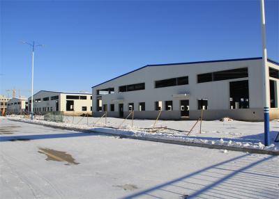 China Q355B Steel Structure Multi Span Warehouse / Tire Factory / Prefabricated Building for sale