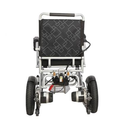 China Cadeira de rodas elétrica idosa de dobramento leve deficiente 950*600*930mm do curso da cadeira de rodas elétrica à venda
