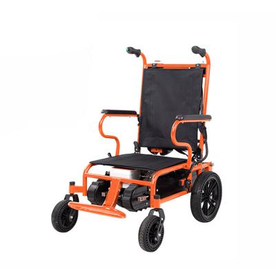 China Portable Medical Transport Wheelchair Lightweight Disabled Electric Stair Clibing Wheelchair for sale