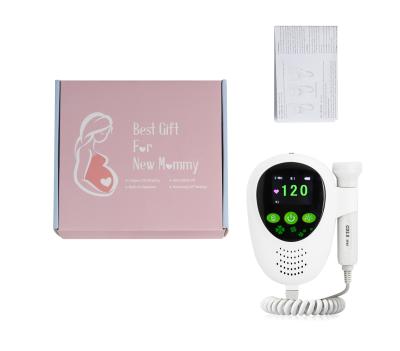 China Home Use Fetal Doppler Ultrasound Baby Heart Rate Monitor With TFT Screen for sale