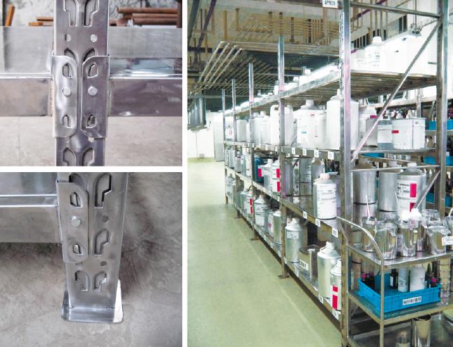 Stainless steel racking