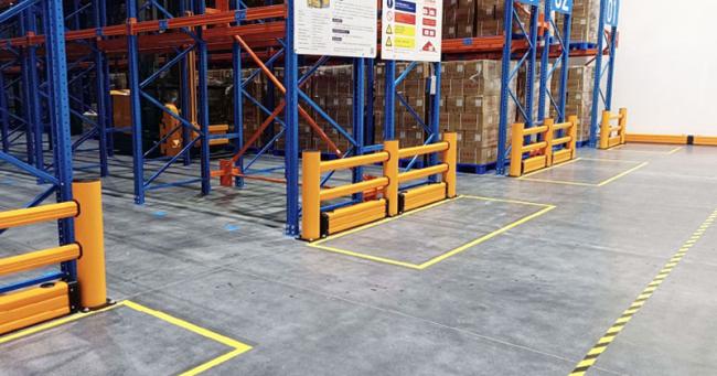 Flexible Pedestrian Barrier Anti-Collision Guardrails Warehouse Safety Barrier Traffic Guardrails
