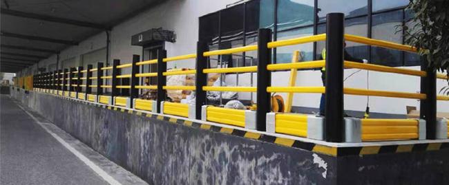 Flexible Pedestrian Barrier Anti-Collision Guardrails Warehouse Safety Barrier Traffic Guardrails