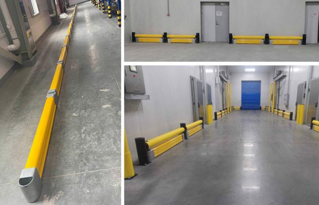 Flexible Pedestrian Barrier Anti-Collision Guardrails Warehouse Safety Barrier Traffic Guardrails