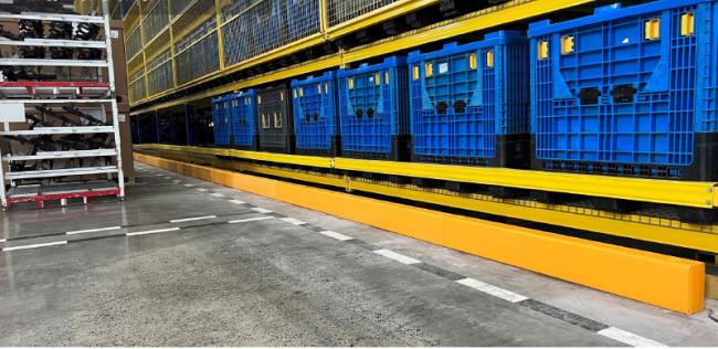 Flexible Pedestrian Barrier Anti-Collision Guardrails Warehouse Safety Barrier Traffic Guardrails