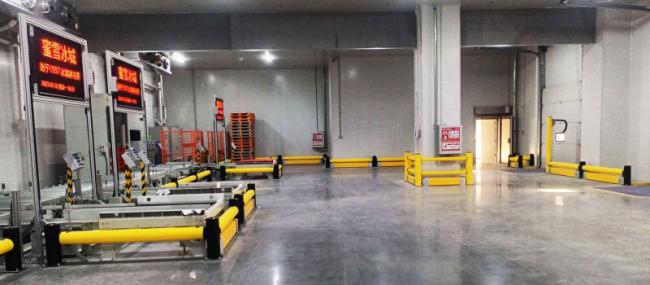 Flexible Pedestrian Barrier Anti-Collision Guardrails Warehouse Safety Barrier Traffic Guardrails
