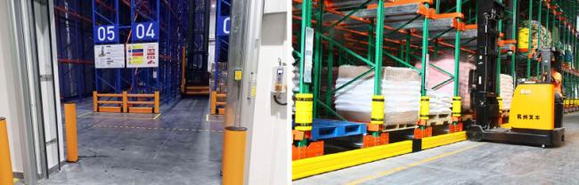 Flexible Pedestrian Barrier Anti-Collision Guardrails Warehouse Safety Barrier Traffic Guardrails