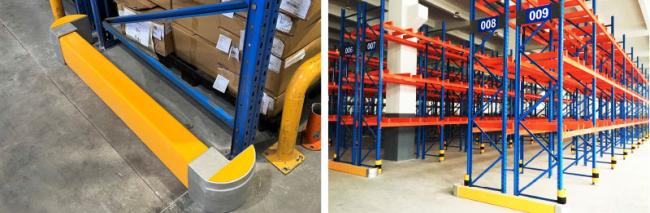 Flexible Pedestrian Barrier Anti-Collision Guardrails Warehouse Safety Barrier Traffic Guardrails