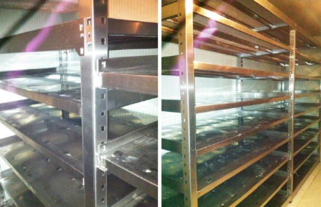 Stainless steel racking