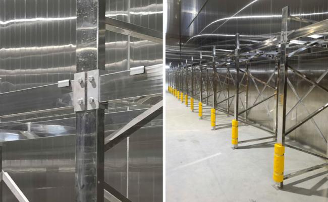 Stainless steel racking