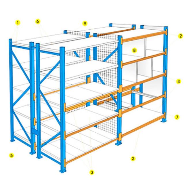 Medium Duty Rack B Long Span Rack Warehouse Storage Rack