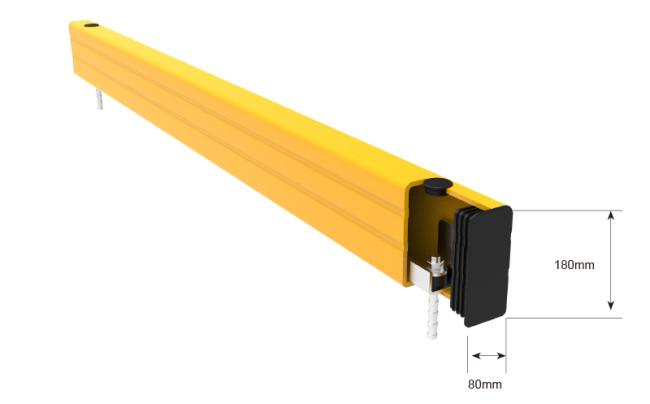 Flexible Pedestrian Barrier Anti-Collision Guardrails Warehouse Safety Barrier Traffic Guardrails