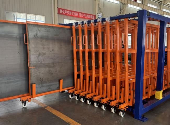 Vertical Roll Out Sheets Rack  Metal Sheets Storage Racking Drawer Racking